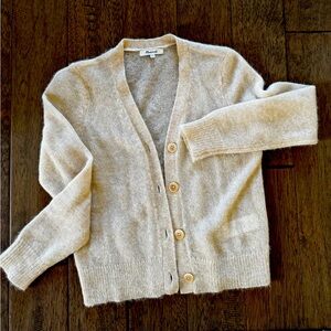 Madewell  - Alpaca-Blend V-Neck Cardigan